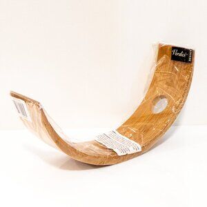 Verdici Design Bamboo Balancing Kitchen Wine Bottle Rack Modern Art Minimalist